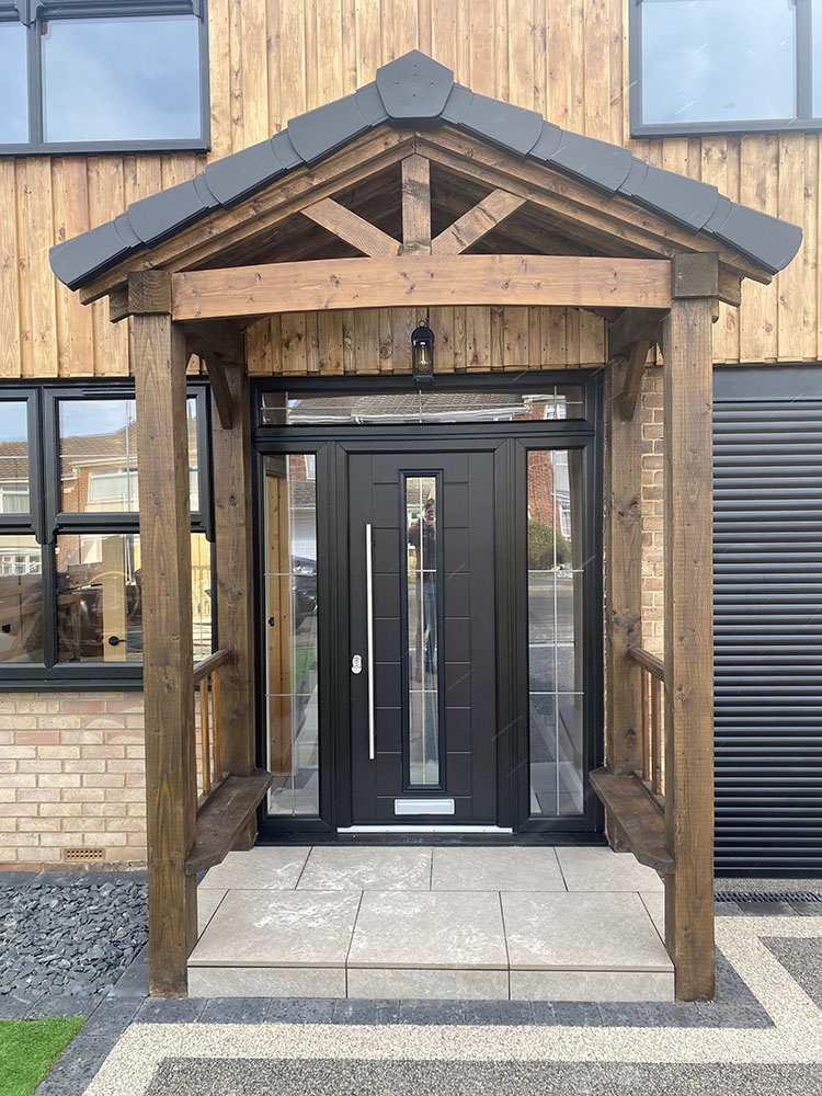 Aluminium bi-fold doors marske