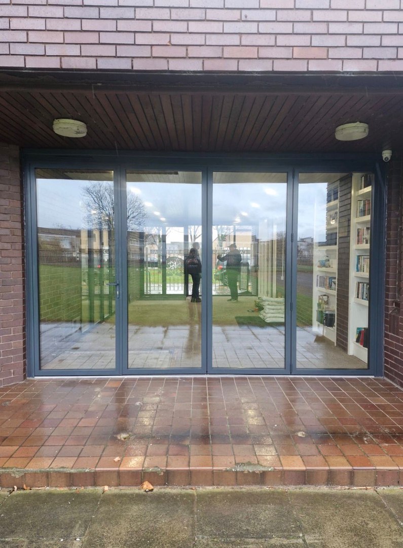 Church conversion — anthracite grey aluminium bifolds, middlesbrough by endeavour windows
