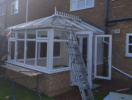 Conservatory roof upgrade colby