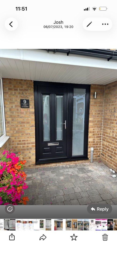 Front composite door & back upvc door, redcar by endeavour windows