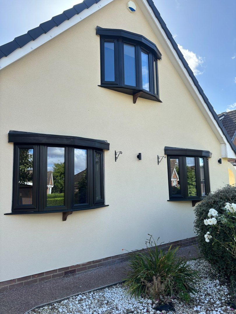 All-black windows & doors, thornaby by endeavour windows