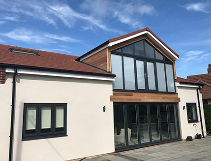 Modern great ayton bi-fold doors project